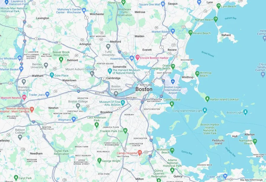 BOSTON Map